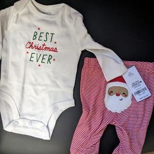 NWT 3MONTH Carter's Christmas outfit